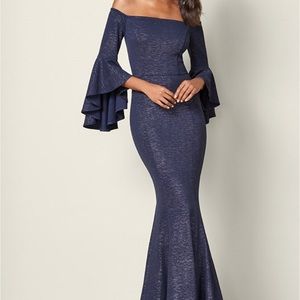 Off shoulder maxi dress. NWT